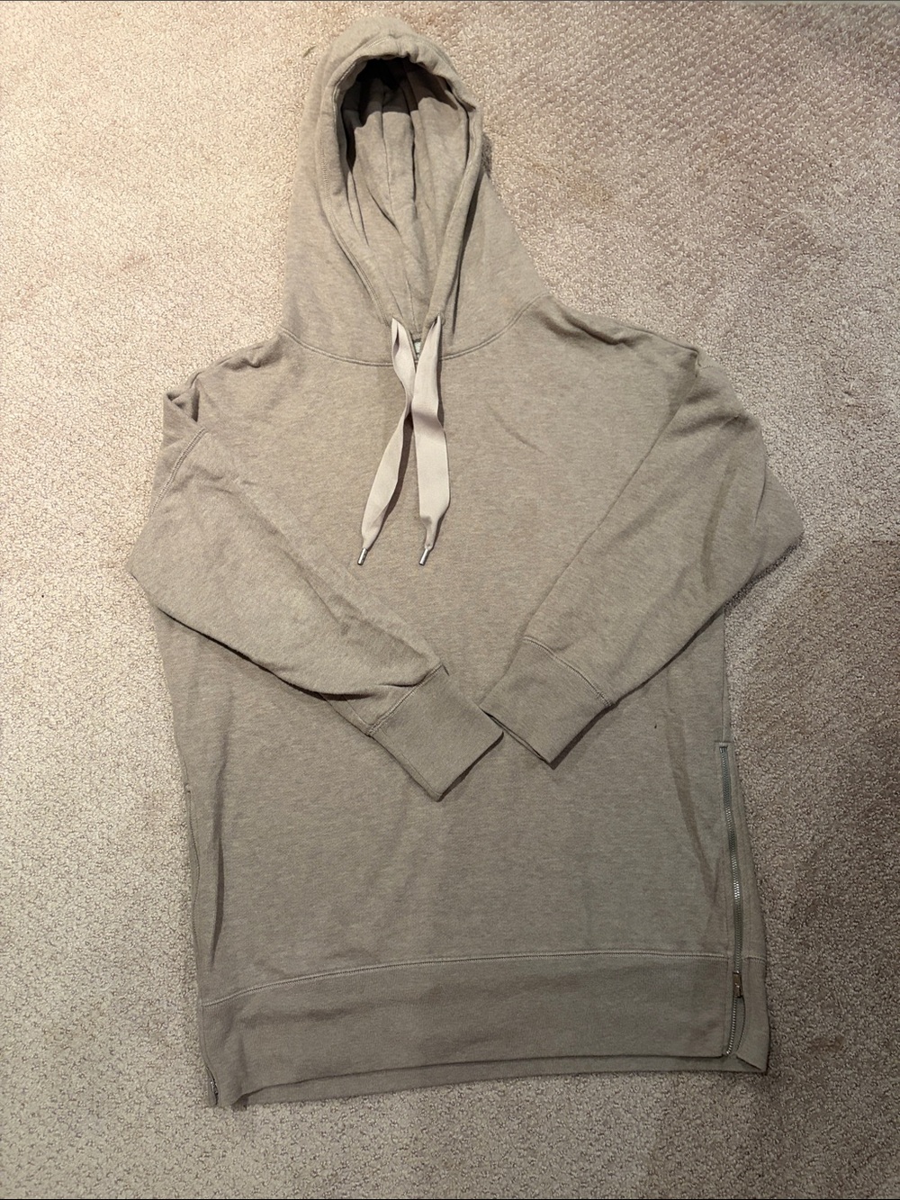 Aerie Long Hoodie with Side Zippers